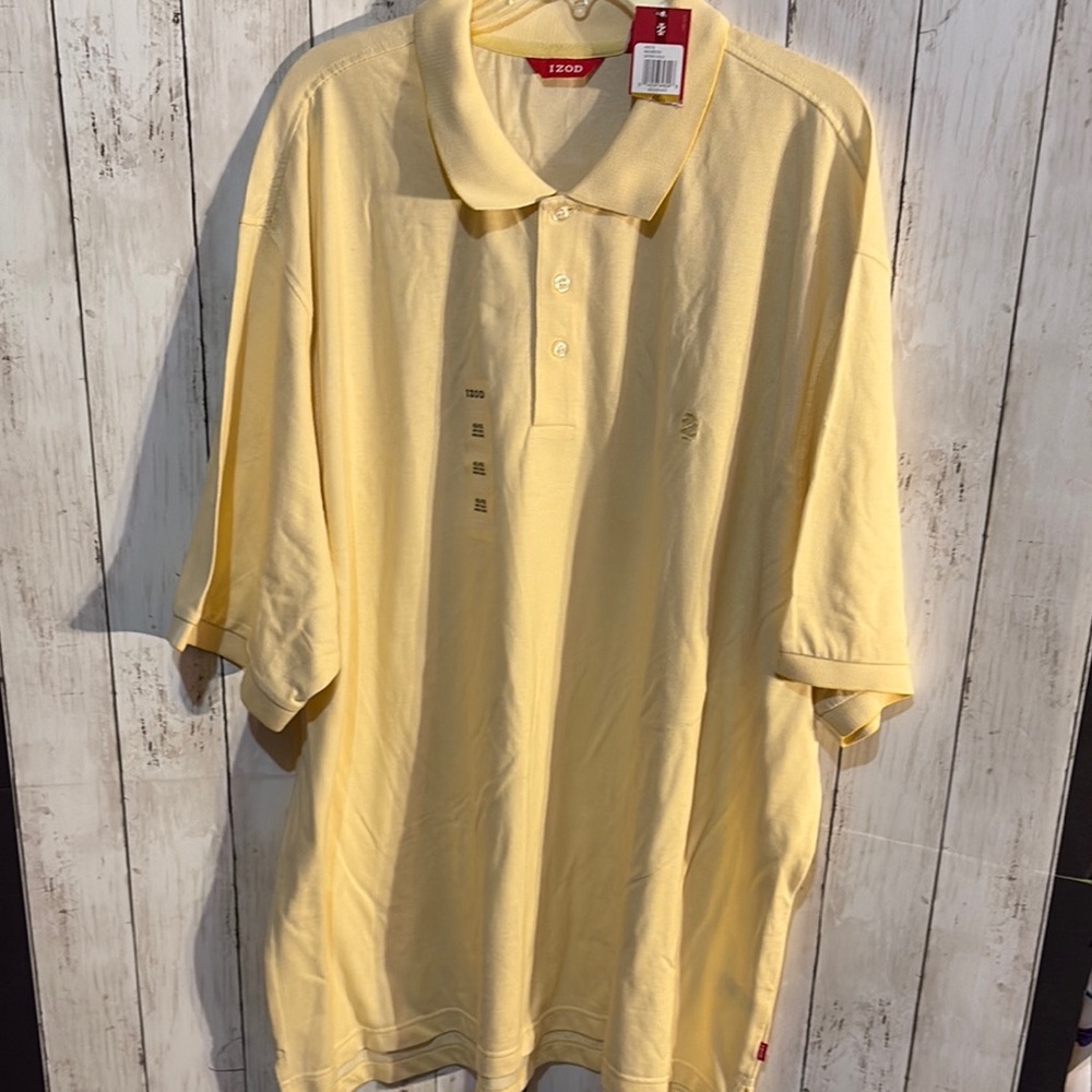 Izod Men's Buttery Yellow Polo Shirt